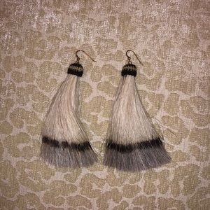 Calypso St. Barth Horse Hair Tassel Earrings